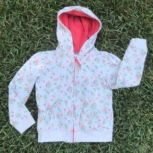 🌸 HOST PICK 🌸 Sweet floral zipper hoodie